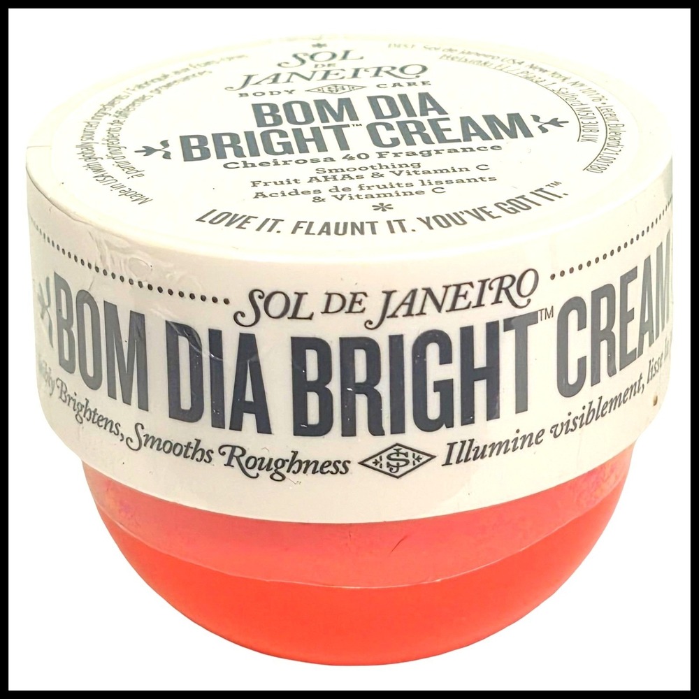 Sol de Janeiro Bom Dia Bright Cream 2.5 fl oz / 75 ml Sealed Travel Size New